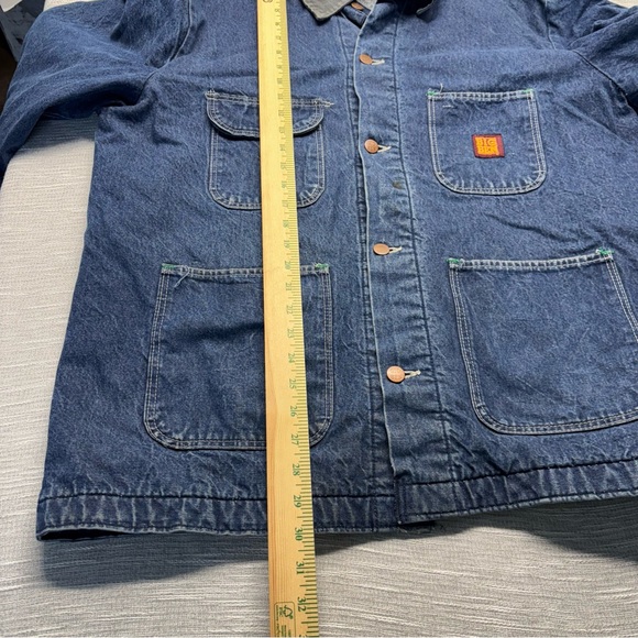 Vintage Wrangler Big Ben Denim Chore Jacket Men's Sz M/L - Picture 7 of 16